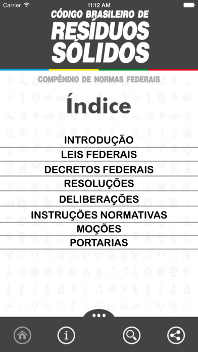 How to cancel & delete Código Brasileiro de Resíduos Sólidos - Coletânea de Normas Federais from iphone & ipad 1