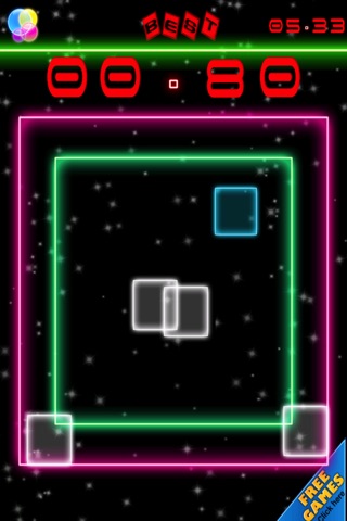 Don't Touch White Box - Neon Space Boxes Avoider screenshot 3