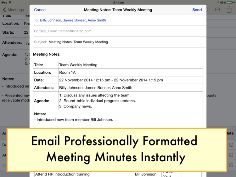Meeting Notepad screenshot-3