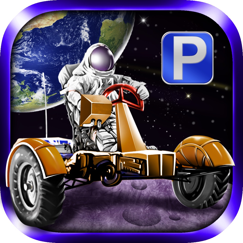3D Moon Parking PRO - Extreme Off-Road Lunar Base Simulation Version icon
