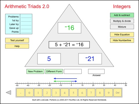Arithmetic Triads screenshot 3