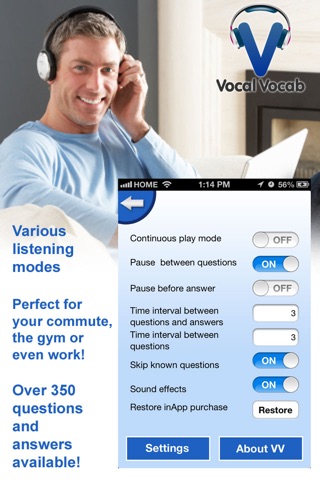 Vocal Vocab GRE Exam Edition screenshot 2