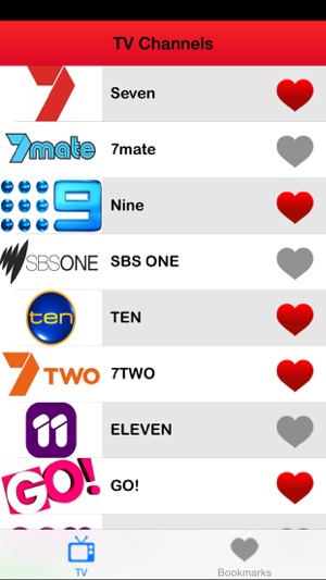 ► TV listings Australia: Channels TV-gui