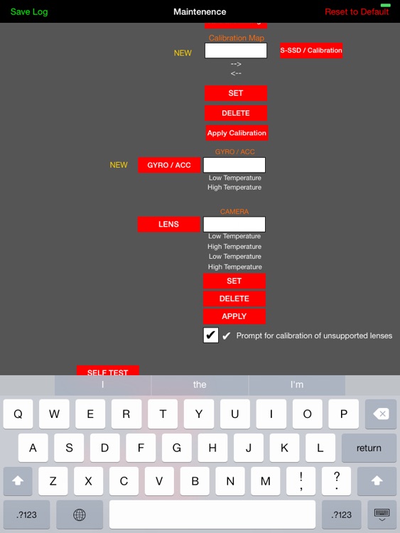 Digital Camera Setup RED DRAGON v 5.2.28