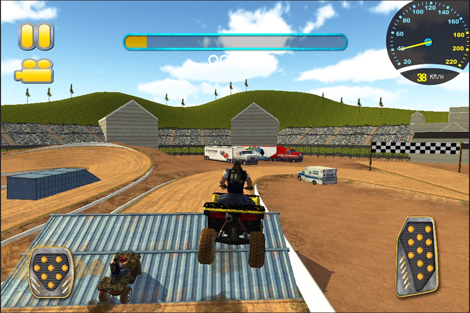 ATV Stunt Bike Race Free screenshot 2