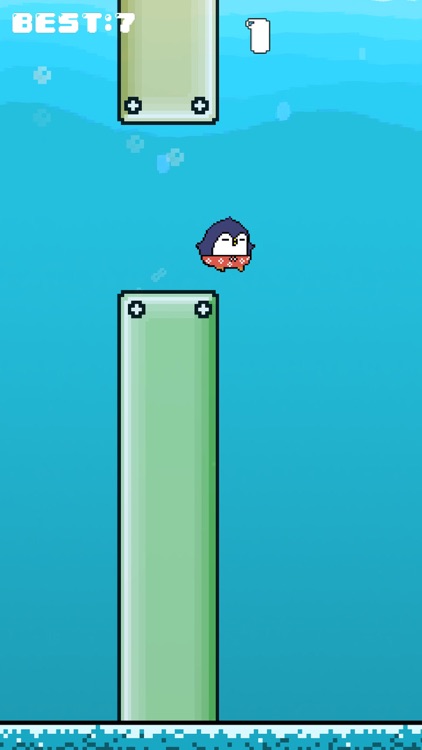 Flappy Swim - Bird and Birds Boom of Penguin beach club Free