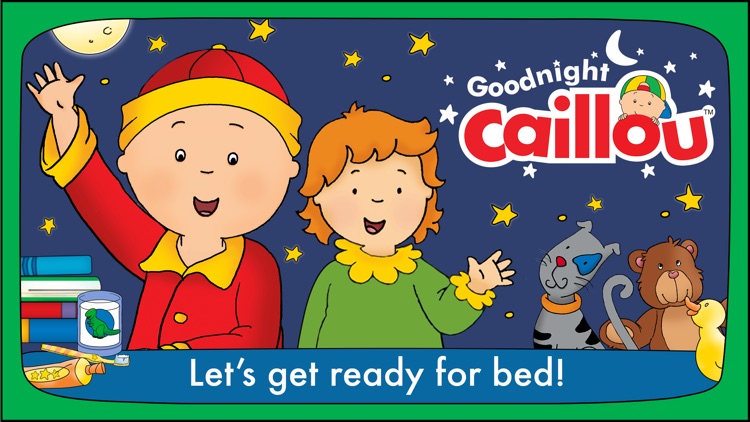 Goodnight Caillou – Bedtime Activities screenshot-0