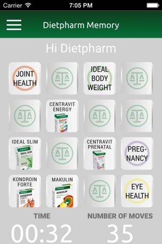 Dietpharm Memory screenshot 3