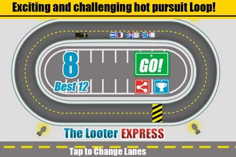 The Looter Express - A Fun Endless Track Racing Game of Cops and Robbers screenshot 2