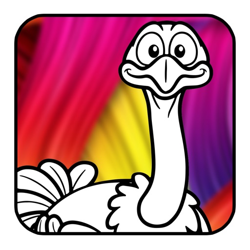 Animal Coloring Book Pastel Crayon Chibi Wing Road to Photoshow iOS App