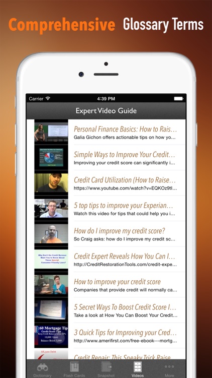 Understand Credit Report and Improve Your Credit Score: Glossary Reference with Video Guide