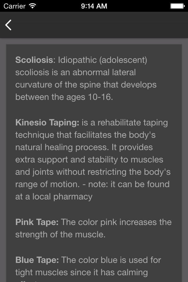 Scoliosis screenshot 3