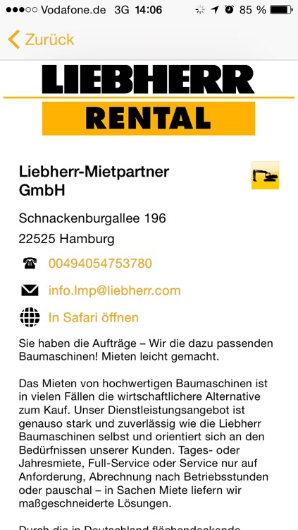 Liebherr Rental