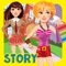Icon My Own Design Club Interactive High School Life Dress Up Story Book - Free App