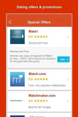 Free Dating USA - Review the top US online match maker  sites, date websites & best apps for mobile screenshot 3