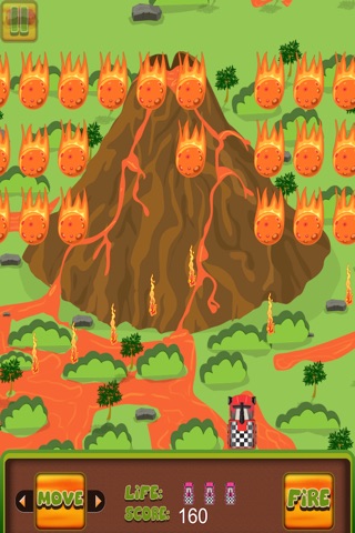 Volcano Fireball Rain - Water Cannon Shooting Defense Game Paid screenshot 4