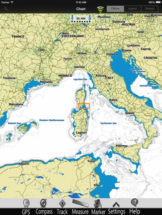 Strait of Bonifacio Chart Pro screenshot-3