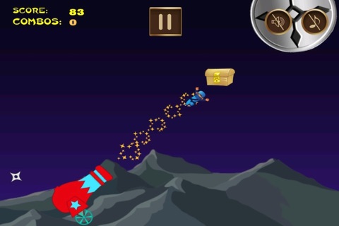 Awesome Flying Ninja Boy - crazy sky flight racing game screenshot 2