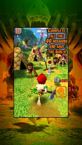 Game screenshot Caveman Dino Rush apk