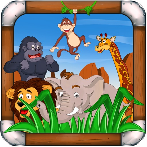 Jungle Clash - 2048 animal matching puzzle game Icon