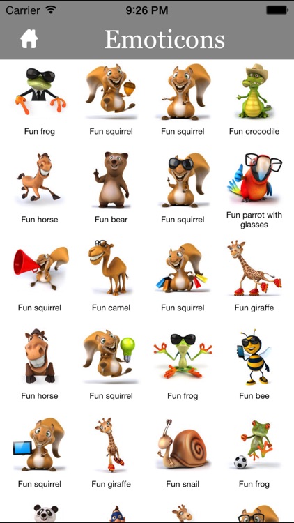 3D Emoji Characters Stickers for Chat Apps and Messengers