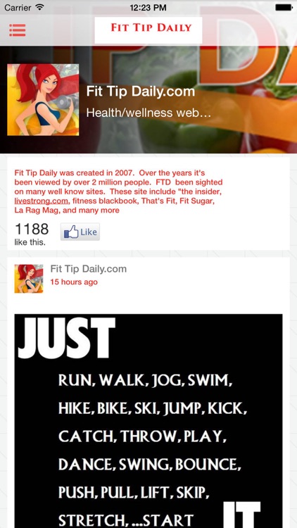Fit Tip Daily screenshot-3