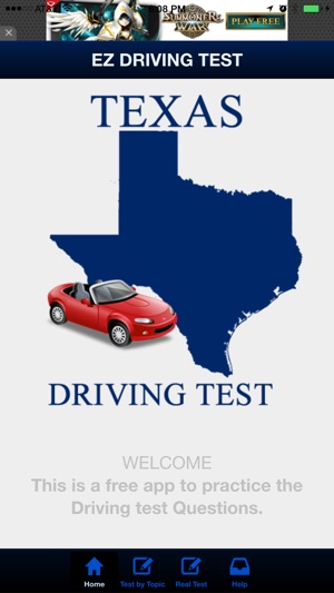 Texas Basic Driving Test