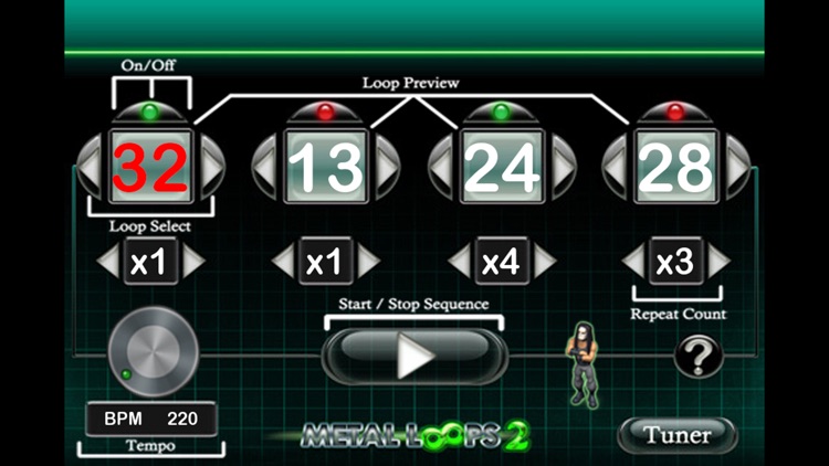 Metal Loops 2 - The best free Guitar and Drums practice app!