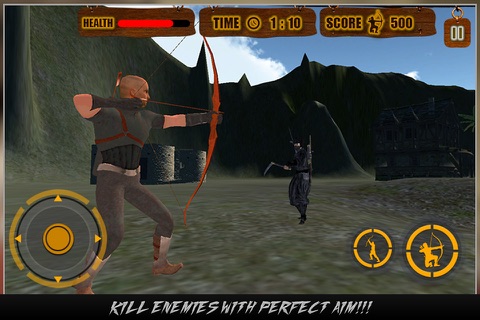 Bow Arrow Master Criminal Hunter 3D Game screenshot 4