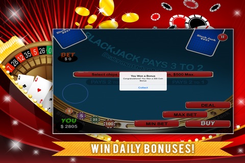 21 Blackjack FREE - Play and Practice Classic Basic Strategy screenshot 2