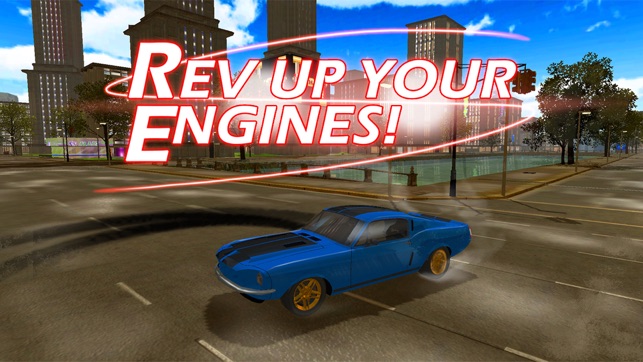 3D Muscle Car V8 Parking : Classic Car City Racing(圖1)-速報App