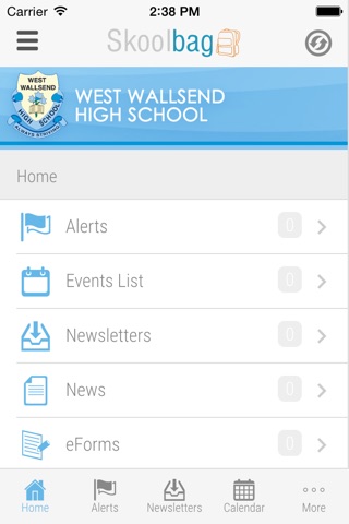 West Wallsend High School - Skoolbag screenshot 2