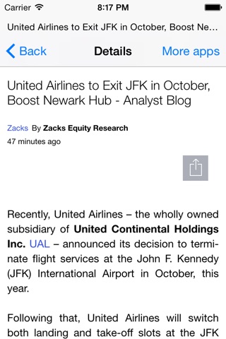 Major Airlines Industry News screenshot 2