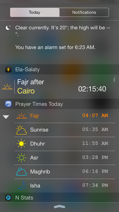 Ela-Salaty: Muslim Prayer Times & Qiblah Direction Screenshot 2
