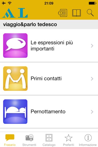 viaggio&parlo – Mondadori Langenscheidt frasario multilingue con audio screenshot 3