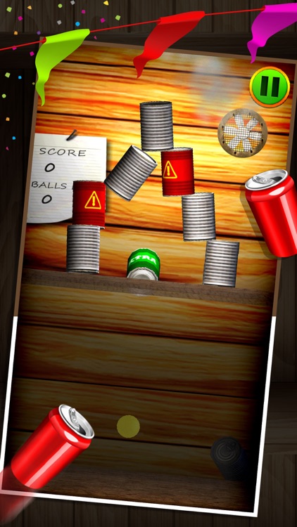 Carnival Can Knockdown 3D - Ball Toss Smash Game screenshot-3