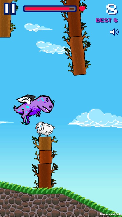 Flappy Dino And Sheeps screenshot-4