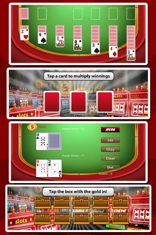`Ace Win Royal Gold Poker Casino Coin Jackpot Slots - Slot Machine with Blackjack, Solitaire, Roulette, Bonus Prize Wheel screenshot 2