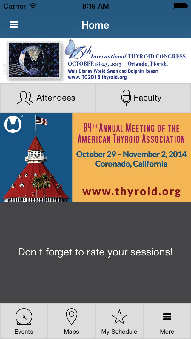 How to cancel & delete American Thyroid Association (ATA) 84th Annual Meeting from iphone & ipad 1