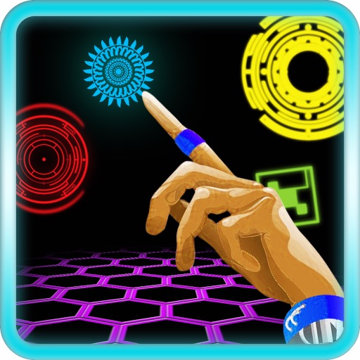 Neon MMM: Geometry Finger Warp icon