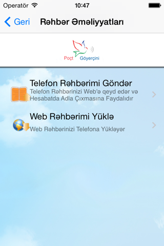 Poçt Göyerçini screenshot 3