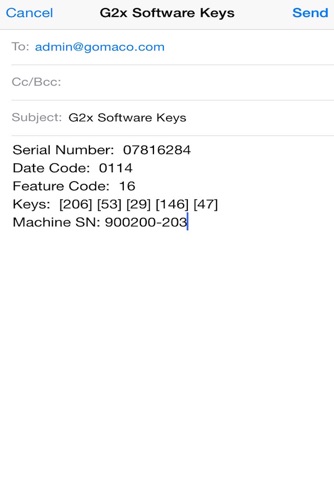 GOMACO Encryption Keys screenshot 3