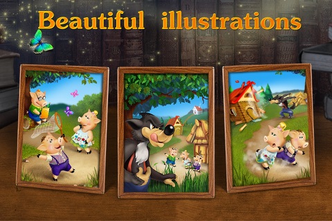 The three little pigs - preschool & kindergarten fairy tales book for kids Free screenshot 2