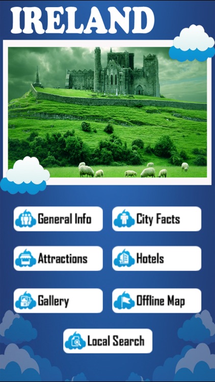 Ireland Offline Map Tourism Guide