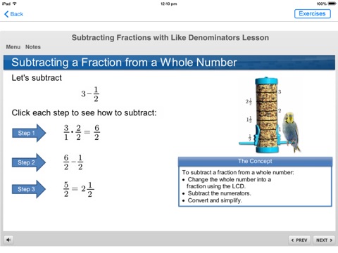 Oper Fractions I screenshot 3