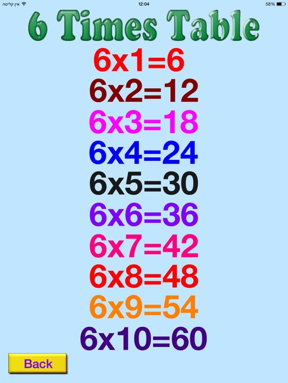 Multiplication Table 10*10 screenshot-3