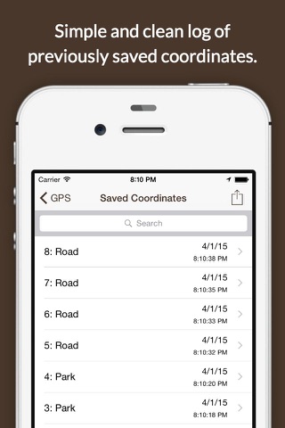 Field GPS screenshot 3