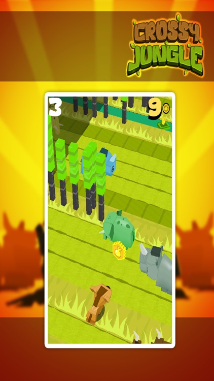 Crossy Jungle - Arcade Road Runner Game