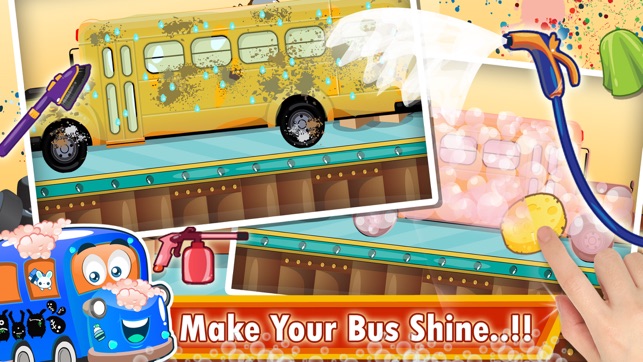 Kids School Bus Spa Simulator(圖3)-速報App