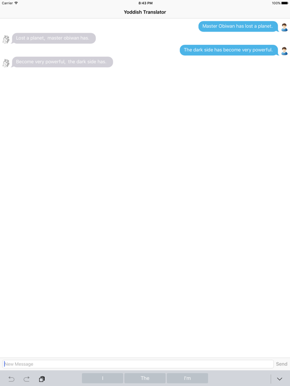 Screenshot #5 pour Yoddish Translator
